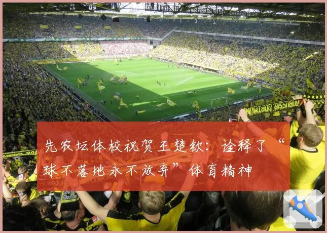 先农坛体校祝贺王楚钦:诠释了“球不落地永不放弃”体育精神