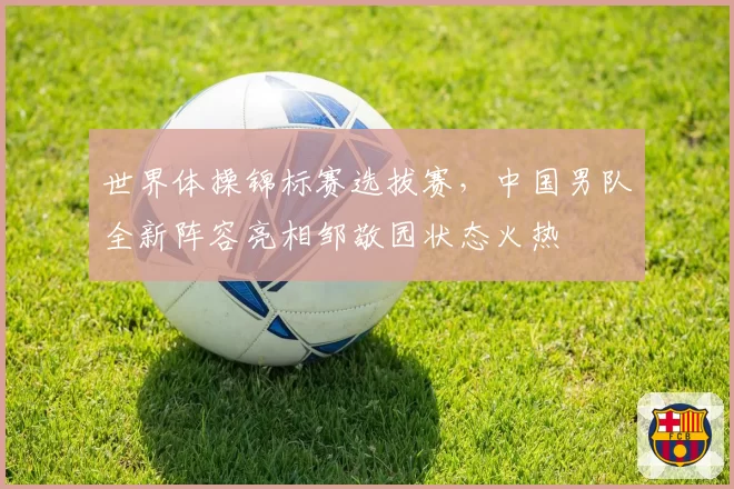 世界体操锦标赛选拔赛,中国男队全新阵容亮相邹敬园状态火热