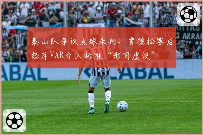 泰山队争议点球未判,贾德松赛后怒斥VAR介入标准“形同虚设”